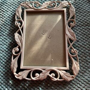 Vintage ELSA Ornate Iron 1996 Cream Photo Frame